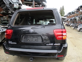 2002 TOYOTA SEQUOIA LIMITED BLACK 4.7L AT 4WD Z17612